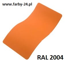 RAL 2004 Farba Proszkowa Poliestrowa Kolor Pomarańczowy Gładki Mat PE55AT2004103CMX