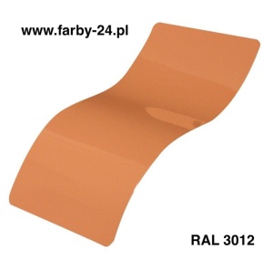 RAL 3012 Polyester Powder Paint Color Pink Dirty Gloss P/S1/U/P4950/8-242 Minimum 20 kg (Production paint)