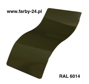RAL 6014 Farba Proszkowa Poliestrowa Kolor Oliwkowo-Żółty Gładki Mat P/S4/U/6014/7-257 Minimum 20 kg