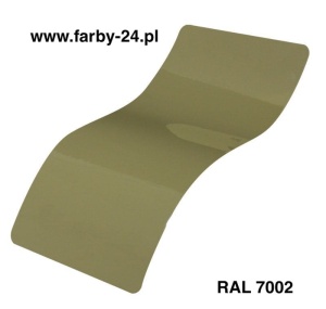 RAL 7002 Polyester Powder Paint Color Olive Gray Gloss P/S1/U/7002/7-173 Minimum 20 kg