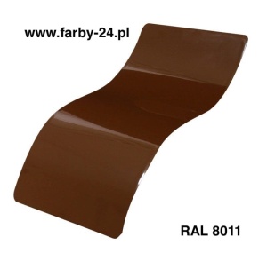 RAL 8011 Farba Proszkowa Poliestrowa Kolor Brązowy Orzechowy Gładki Mat P/S4/U/8011/7-286 Minimum 20 kg