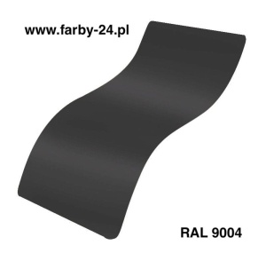 RAL 9004 Farba Proszkowa Poliestrowa Kolor Czarny Sygnałowy Połysk PE58AT9004189GLX 