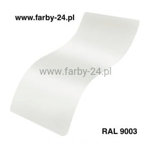 RAL 9003 Farba Proszkowa Poliestrowa Kolor Biały Perłowy Drobna Struktura P/F5/U/1734/8-408 Minimum 20 kg ( Farba do produkcji )