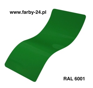Peinture en poudre polyester RAL 6001 Couleur Vert Émeraude Lisse Brillant P/S1/U/6001/7-404 Minimum 20 kg