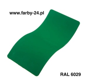 RAL 6029 Polyester Powder Paint Color Mint Green Smooth Gloss P/S1/U/6029/7-417 Minimum 20 kg