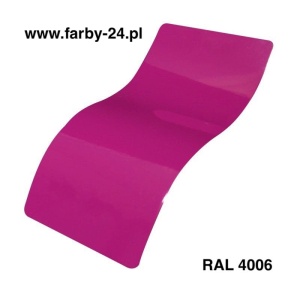 RAL 4006 Farba Proszkowa Poliestrowa Kolor Różowo-Fioletowy Gładki Mat P/S4/U/4006/G-030 Minimum 20 kg