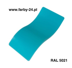 RAL 5021 Farba Proszkowa Poliestrowa Kolor Turkusowo-Morski Gładki Mat P/S4/U/5021/G-051 Minimum 20 kg
