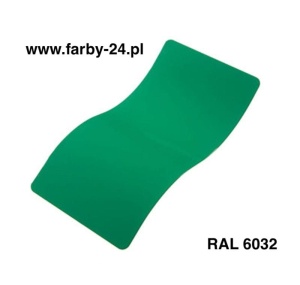 RAL 6032 Farba Proszkowa Poliestrowa Kolor Zielony Sygnałowy Gładki Mat P/S4/U/6032/G-075 Minimum 20kg