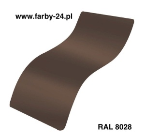 RAL 8028 Farba Proszkowa Poliestrowa Kolor Brązowy Gładki Mat P/S4/U/8028/G-103 Minimum 20 kg