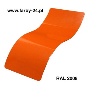 RAL 2008 Polyester Powder Paint Color Orange Light Smooth Gloss P/S1/U/2008/B-136 Minimum 1 kg