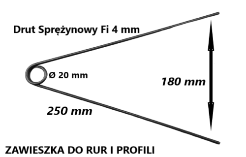 Zawieszka do rur i profili 250mm x 4mm.png