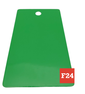Peinture en poudre polyester RAL 6018 Couleur Vert clair Lisse Brillant P/S1/U/39/8-556 Minimum 1 kg