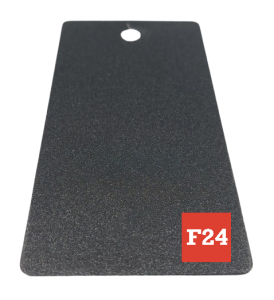 RAL 9005 Polyesterový práškový lak Barva Černá metalická Jemně matná Struktura P/F4/U/2498/H-657