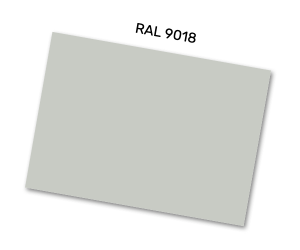 RAL 9018 Polyester Powder Paint Color Gray Gloss P/S1/U/1281/8-553 Minimum 20 kg (Production paint)