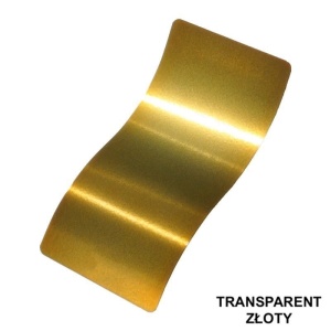 ZŁOTY TRANSPARENT Farba Proszkowa Poliestrowa Gładki Połysk PE54DT1234189GLX 
