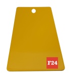 Peinture en poudre polyester RAL 1003 avec désaérateur Couleur Jaune Lisse Brillant P/S1/U/1003/B-122 Minimum 1 kg