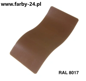 RAL 8017 Farba Proszkowa Poliestrowa Kolor Brązowy Czekoladowy Drobna Struktura P/F4U/8017/B-411