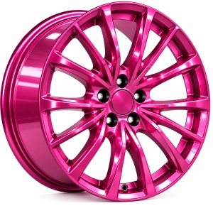 RÓŻOWY TRANSPARENT PINK Farba Proszkowa Poliestrowa Gładka Połysk P/S1/U/PINK/2-517