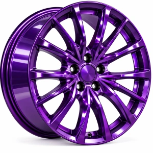FIOLETOWY TRANSPARENT VIOLET Farba Proszkowa Poliestrowa Gładki Połysk P/S1/U/VIOLET/2-518 